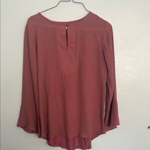 LOFT Women's Blouse in Dusty Rose